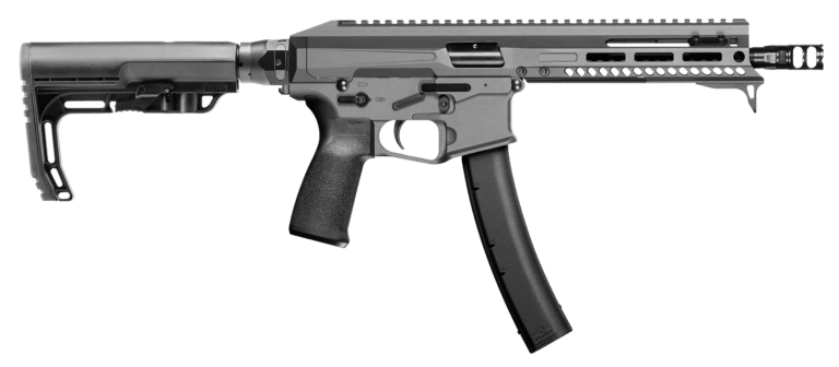 8.5" Tungsten Cerakote Phoenix 9MM SBR