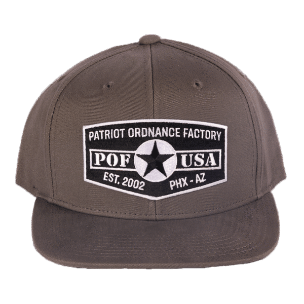 POF-USA Grey Snap Back Hat