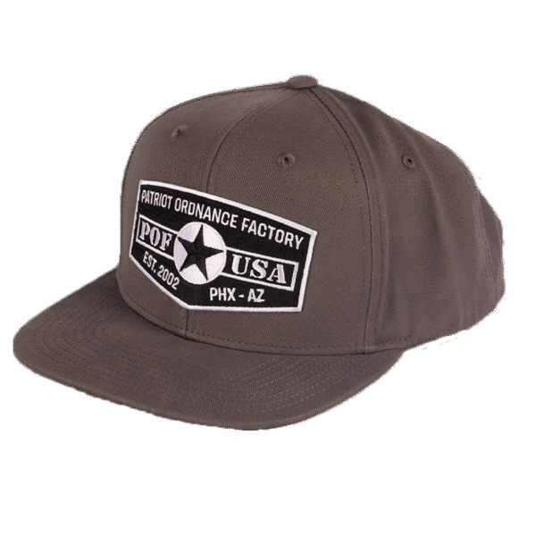 POF-USA Grey Snap Back Hat