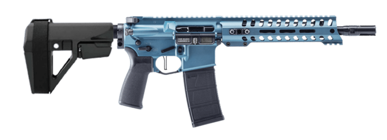 10.5" Blue Titanium Cerakote SBA5 Wonder Pistol