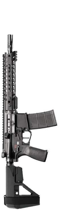 10.5 Black Anodize SBA5 Renegade Pistol