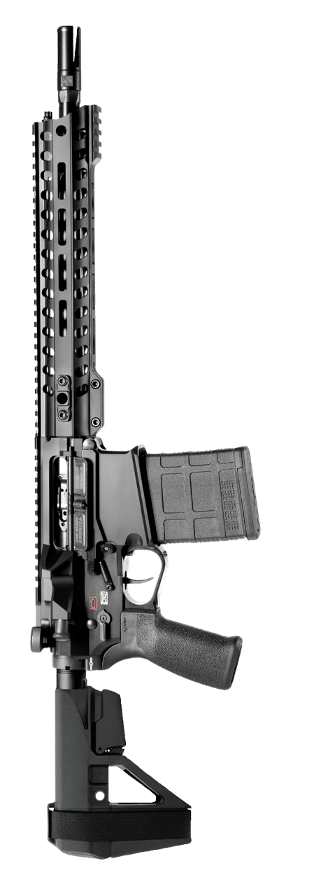 Black Anodize 12.5 SBA5 Revolution DI Pistol