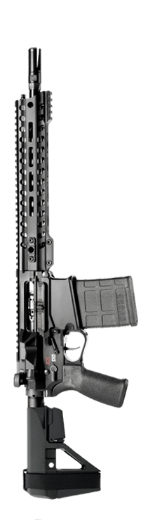 Black Anodize 12.5 SBA5 Revolution DI Pistol