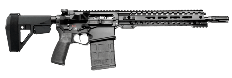 Black Anodize 12.5 SBA5 Revolution DI Pistol